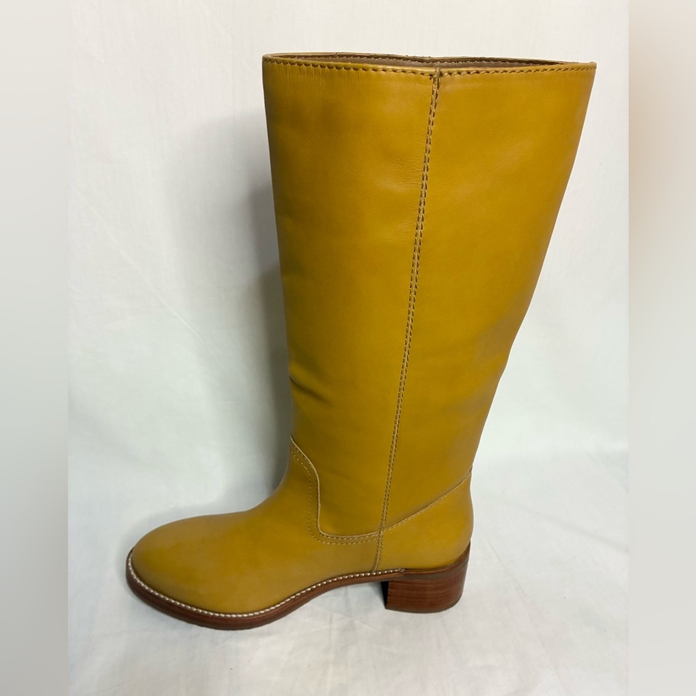 NEW. Frye Camryn Leather Boots Banana - Picture 10 of 14